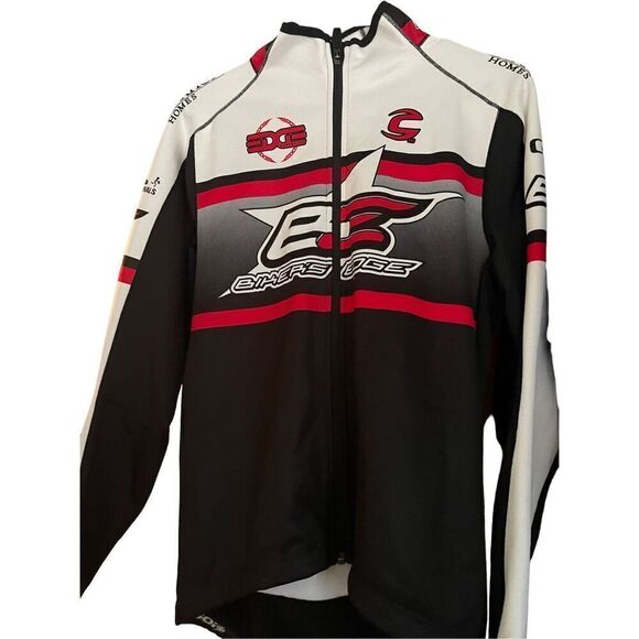 Sugoi Bikers Edge Men's Long Raglan Sleeve Full Zip Cycling Bikers Jersey Sz M - Picture 1 of 14